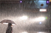 District receives heavy downpour